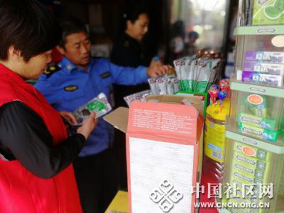 汇才街社区:党支部开展食品安全大排查活动